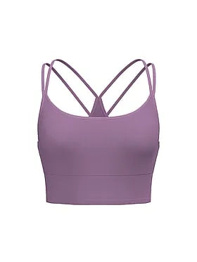 Soft Seamless Strappy Sports Bra