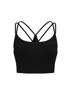 Soft Seamless Strappy Sports Bra