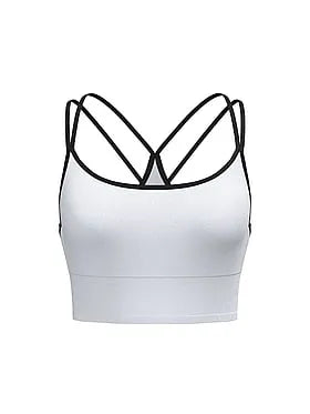 Soft Seamless Strappy Sports Bra