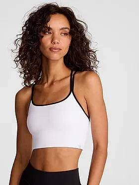 Soft Seamless Strappy Sports Bra