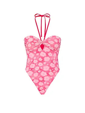 Strapless Cut-Out One-Piece Swimsuit