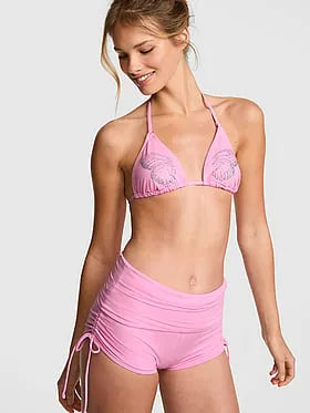 High-Waisted Foldover Bikini Shortie Bottom