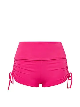 High-Waisted Foldover Bikini Shortie Bottom