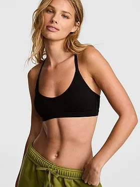 All-Day Cottonâ¢ Low-Scoop Racerback Bra