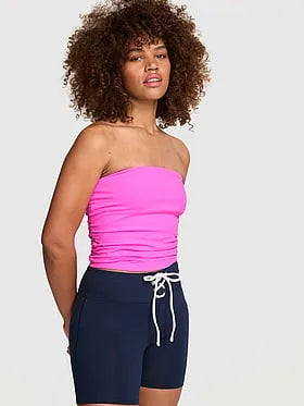 All-Day Cottonâ¢ Side-Ruched Tube Top