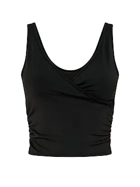 PINK Relayâ¢ Ruched Wrap Bra Tank
