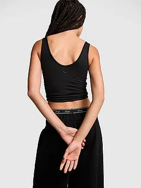 PINK Relayâ¢ Ruched Wrap Bra Tank