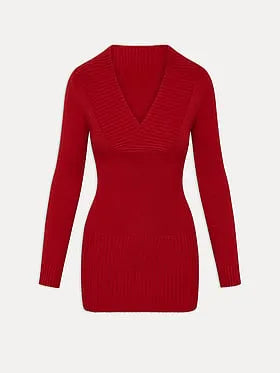 Jade Cloud Knit Mini Dress