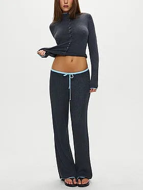 Lochlin Ribbed Knit Pant