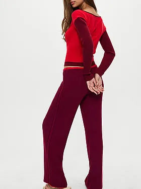 Lochlin Ribbed Knit Pant