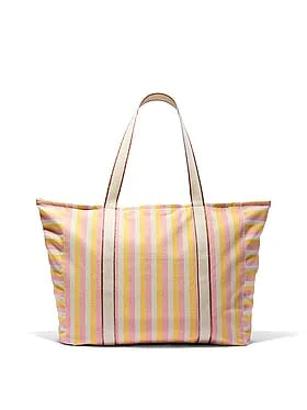 Canvas Stripe Tote Bag