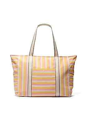 Canvas Stripe Tote Bag