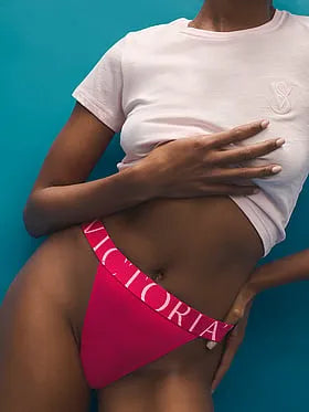 Exploded Logo Cotton 90s Brief Panty