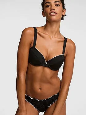 Ryder Push Up Eyelet Bikini Top