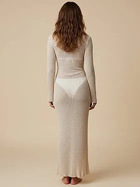 Amalia Texture Sophia Long Dress