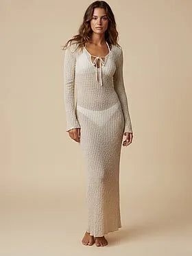 Amalia Texture Sophia Long Dress