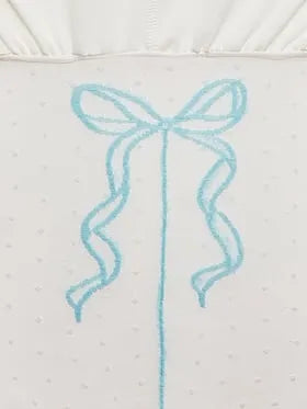 Tease Sheer Bow Bridal Thigh Highs