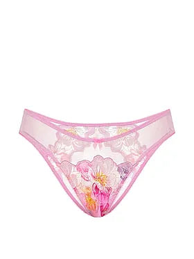 Watercolor Embroidery Brazilian Panty
