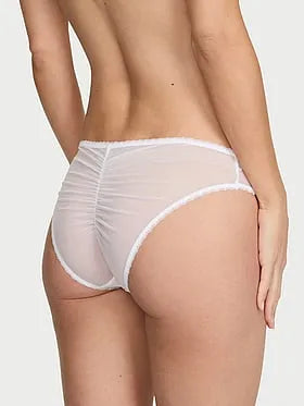 Butterfly Embroidery Mesh Bikini Panty