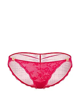 Twinkle Butterfly Lace & Mesh Bikini Panty