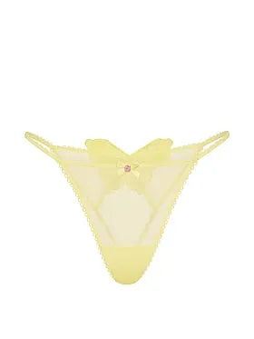 Butterflies Motif Open-Back Brazilian Panty
