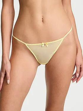 Butterflies Motif Open-Back Brazilian Panty