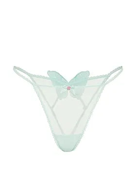 Butterflies Motif Open-Back Brazilian Panty