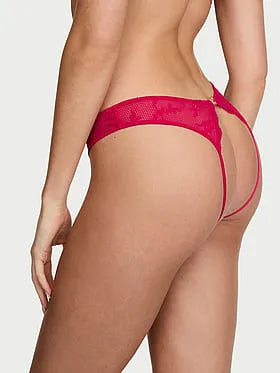 Twinkle Butterfly Lace Open-Back Brazilian Panty