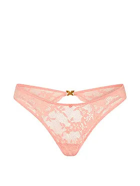 Twinkle Butterfly Lace Open-Back Brazilian Panty