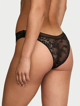 Lace & Mesh Brazilian Panty