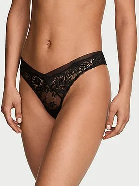 Lace & Mesh Brazilian Panty