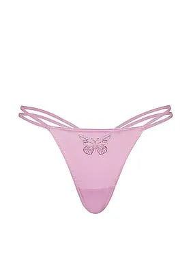 Twinkle Butterfly Satin V-String Panty