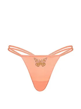 Twinkle Butterfly Satin V-String Panty