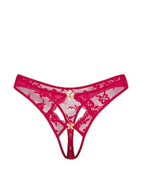 Twinkle Butterfly Lace Peekaboo Thong Panty