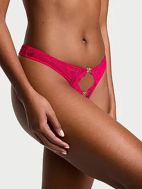Twinkle Butterfly Lace Peekaboo Thong Panty