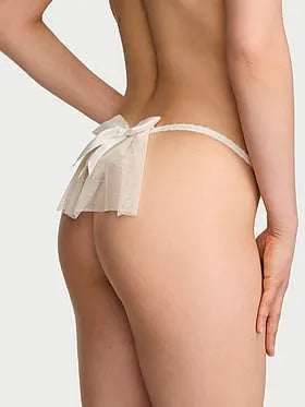 Tease Bow Bridal V-String Panty