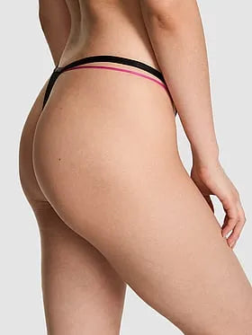 Mesh High-Leg Thong Panty