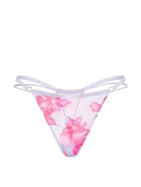 Mesh High-Leg Thong Panty