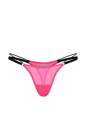 Mesh Strappy Micro Thong Panty