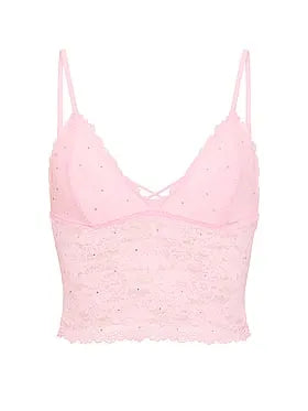 PINK Winkâ¢ Longline Triangle Bralette