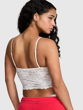PINK Winkâ¢ Longline Triangle Bralette