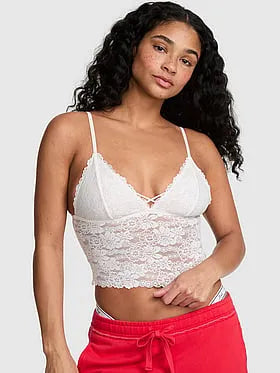 PINK Winkâ¢ Longline Triangle Bralette
