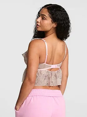 GRWPINKâ¢ Lightly Lined Babydoll Bra Top