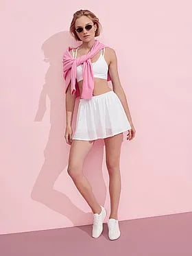 VSX Elevateâ¢ Logo Lace Pleated Skirt