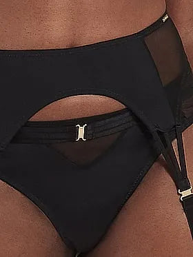 Laura Black Garter Belt
