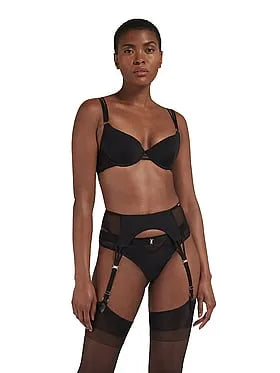 Laura Black Garter Belt