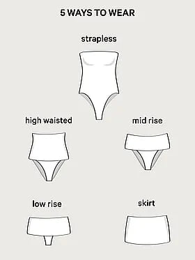 5-In-1 Cheeky Bikini Bottom & Swimsuit