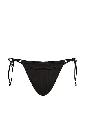 Ruched Double-Strap Brazilian Bikini Bottom