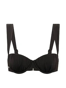Ruched Push-Up Balconette Bikini Top