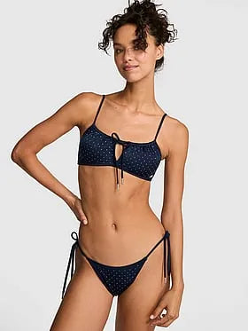 Front-Tie Keyhole Bikini Top